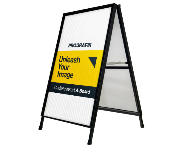 ProGrafik corflute insert a-board black frame, daciabb, corflute insert a-frames